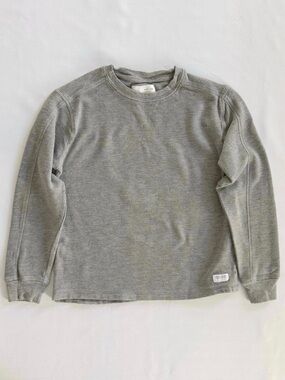 Boys Crewneck Long Sleeve Sweater - Gray